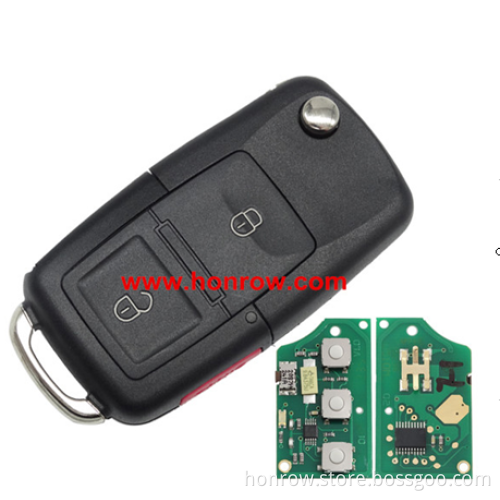 For VW remote key 2+1 button F1-315-B5